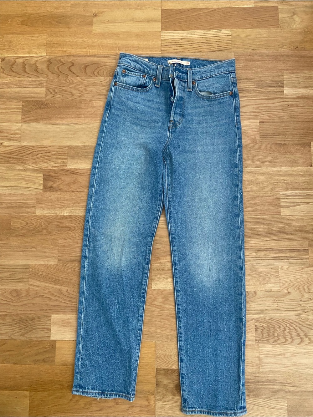 Levi's Light Blue Straight Jeans